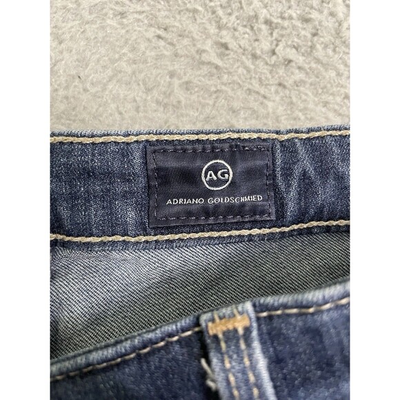 ag adriano goldschmied the stevie capri size 28 Mid Rise Medium Wash Jeans - Picture 4 of 12